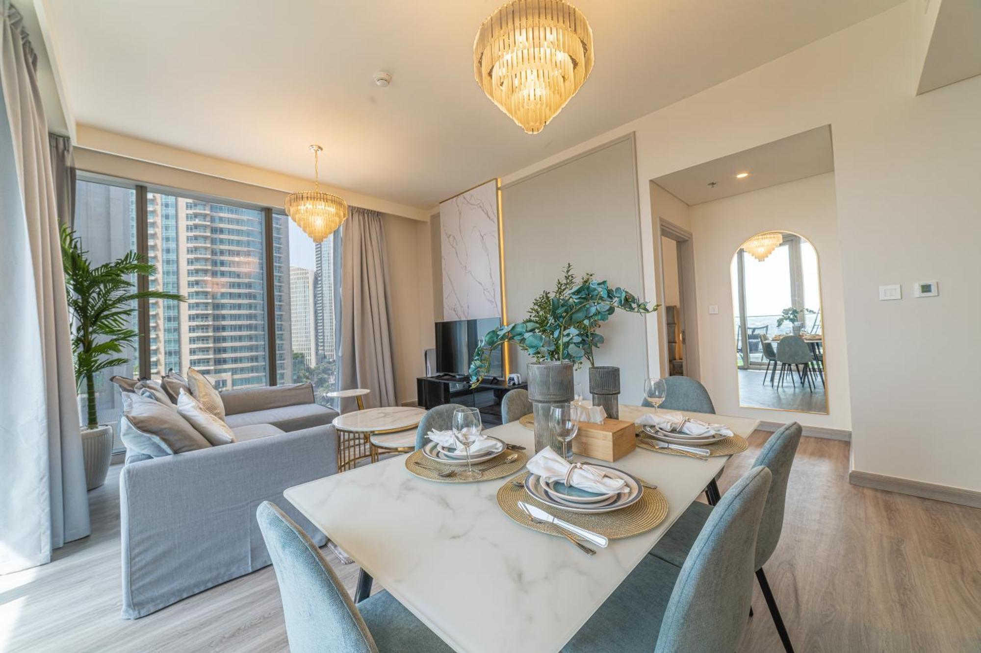 First Class 2Br With Full Dubai Boulevard View Eksteriør billede
