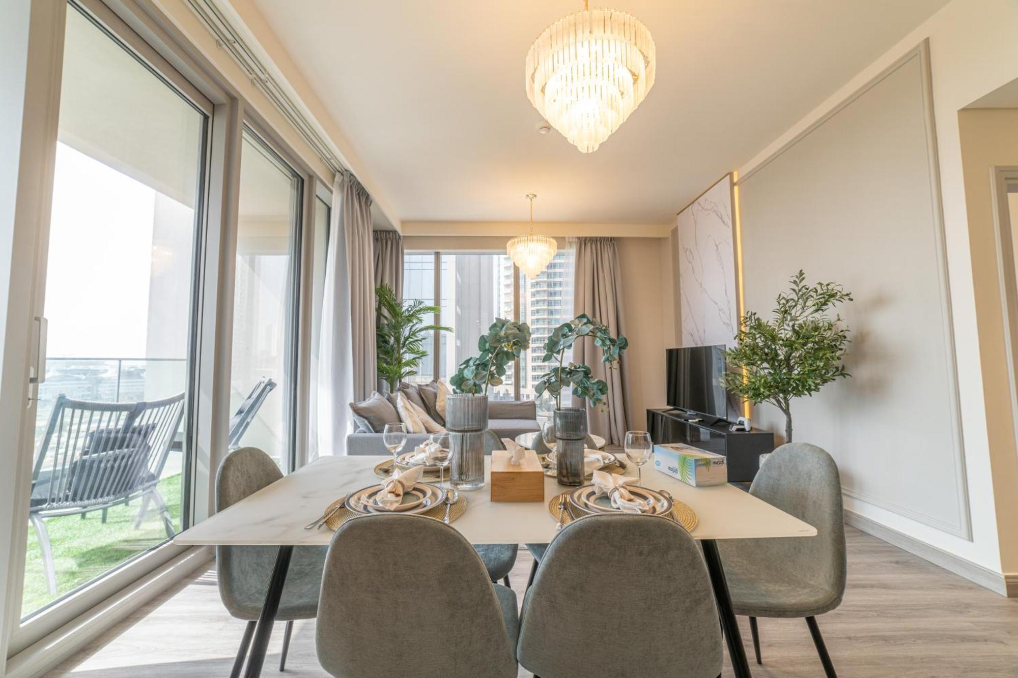 First Class 2Br With Full Dubai Boulevard View Eksteriør billede