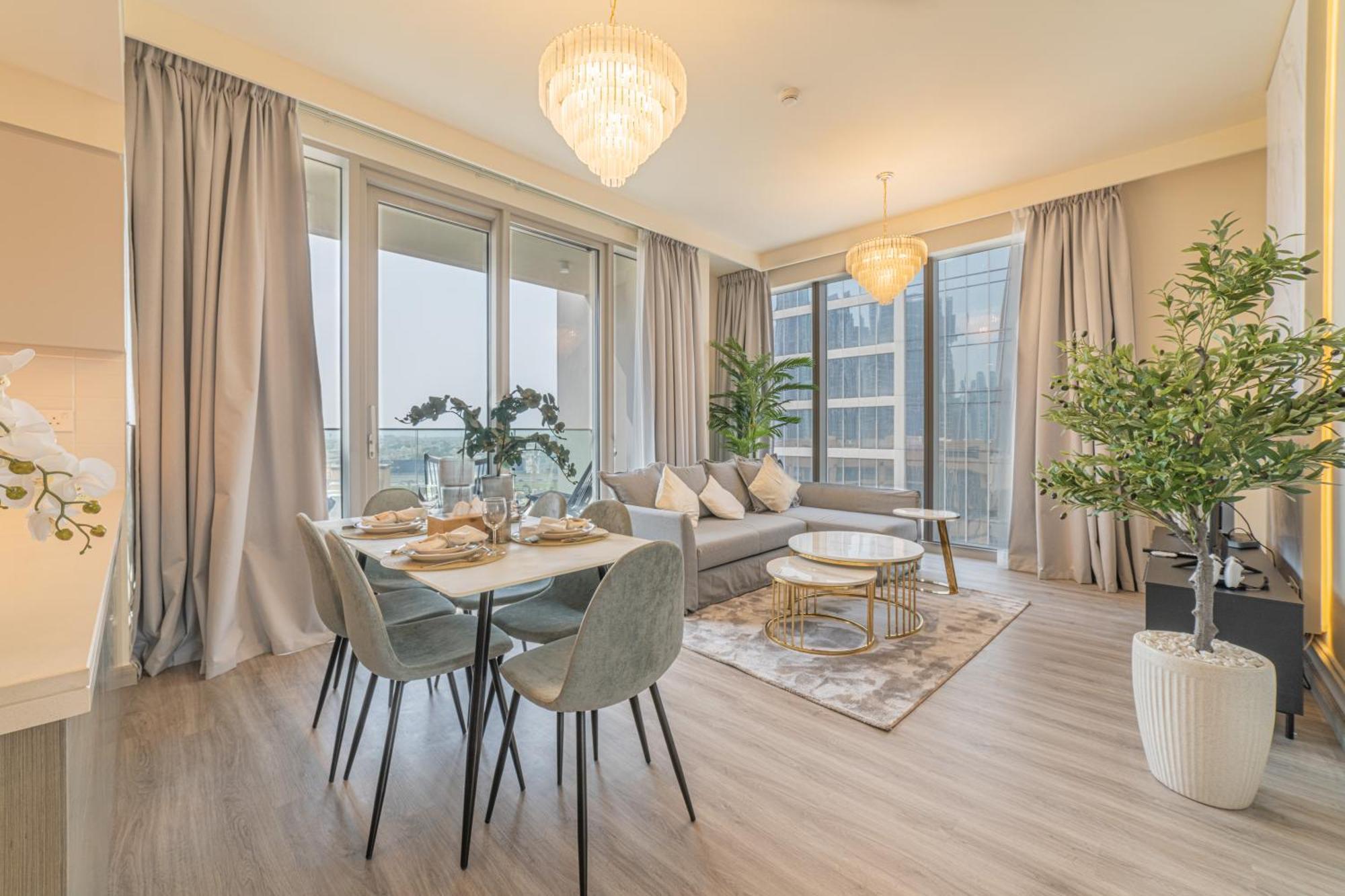 First Class 2Br With Full Dubai Boulevard View Eksteriør billede