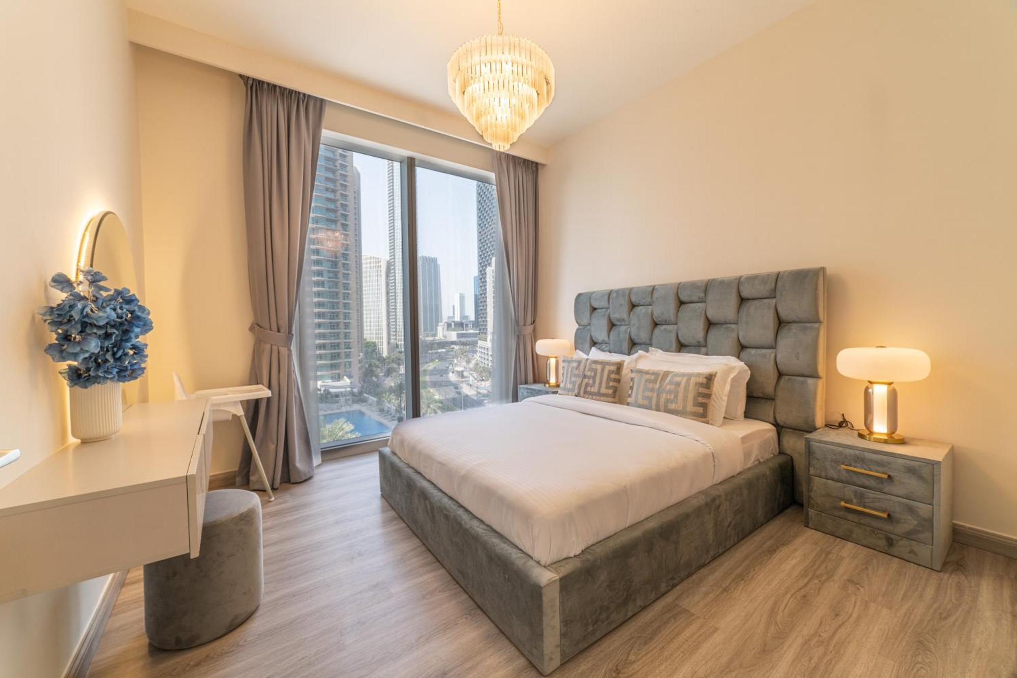 First Class 2Br With Full Dubai Boulevard View Eksteriør billede