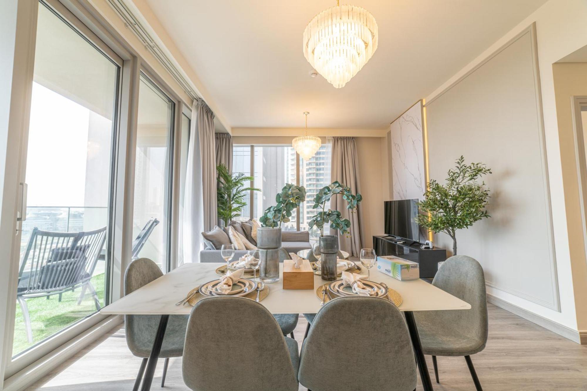 First Class 2Br With Full Dubai Boulevard View Eksteriør billede